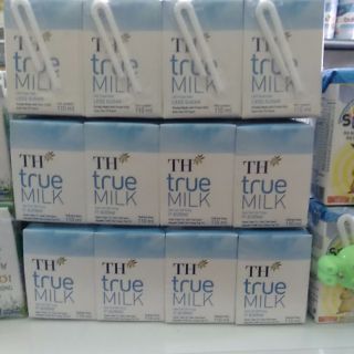 Lốc 4 hộp Sữa Tươi TH true milk 110ml, ít đường,có đường, nguyên chất.
