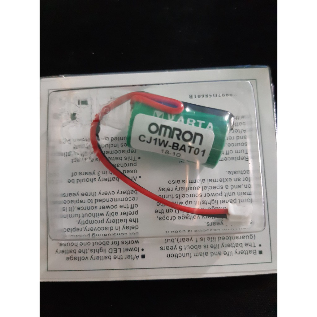 PIN NUÔI NGUỒN PLC OMROM CJ1W BAT01 3V,1/2AA