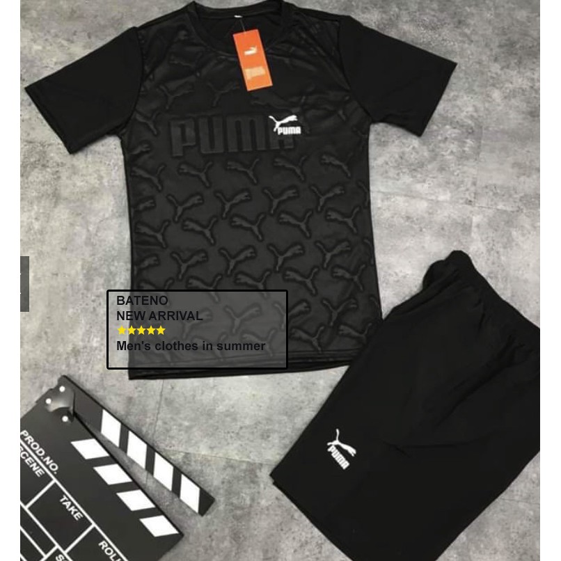 Bộ Quần Áo Thể Thao Cộc Tay VS2 Vân Báo Mềm Mại Cao Cấp | BigBuy360 - bigbuy360.vn