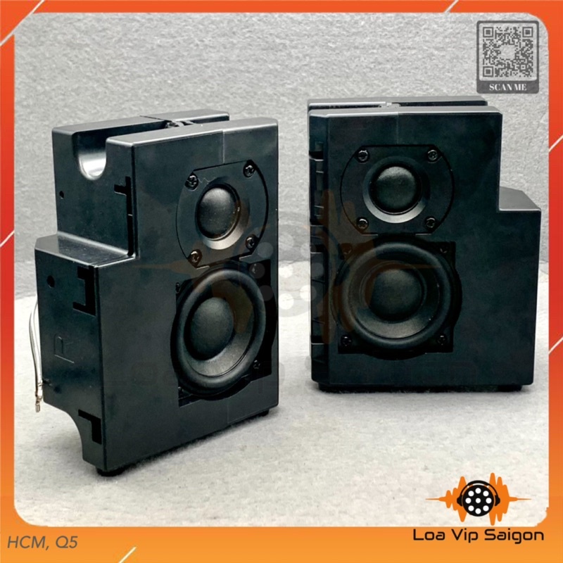 Cụm loa HARMAN 2 way, 1 Bass 2”35, 1 Treble 1”, 8ohm RMS 15w Max 30w