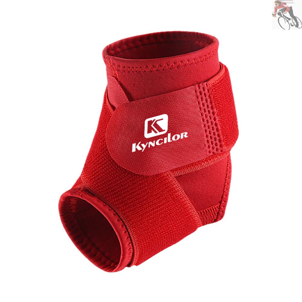 Sport Ankle Support Elastic High Protect Sports Equipment Safety Running Basketball Ankle Brace Support Red&L