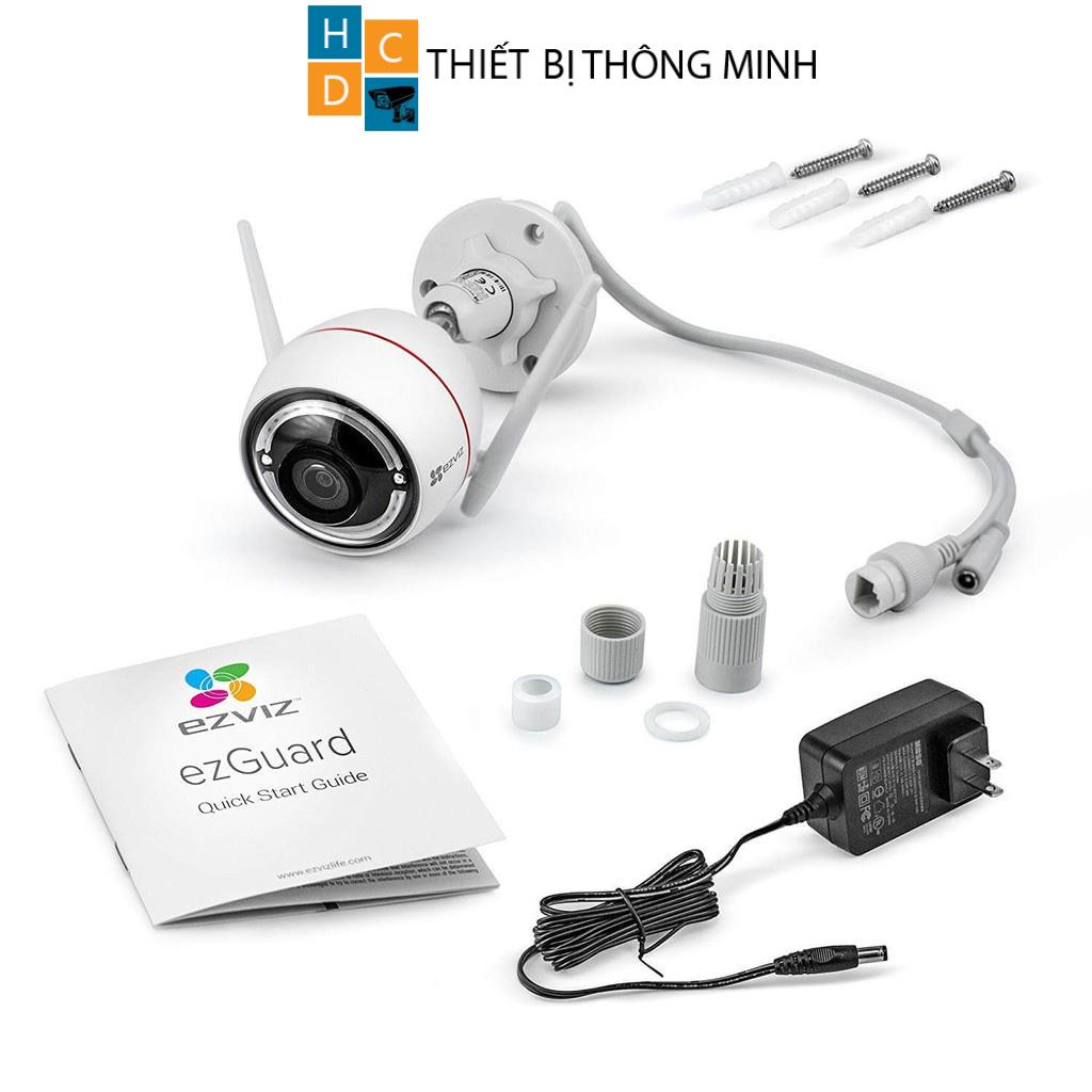 Camera wifi Ezviz ngoài trời C3X C3W C3WN full HD 1080P có màu ban đêm, đèn nháy, còi báo động