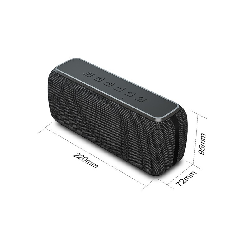 Loa Bluetooth PKCB 60W công suất lớn Super Bass chống nước IPX5 pin 6600MAHHàng Chính Hãng