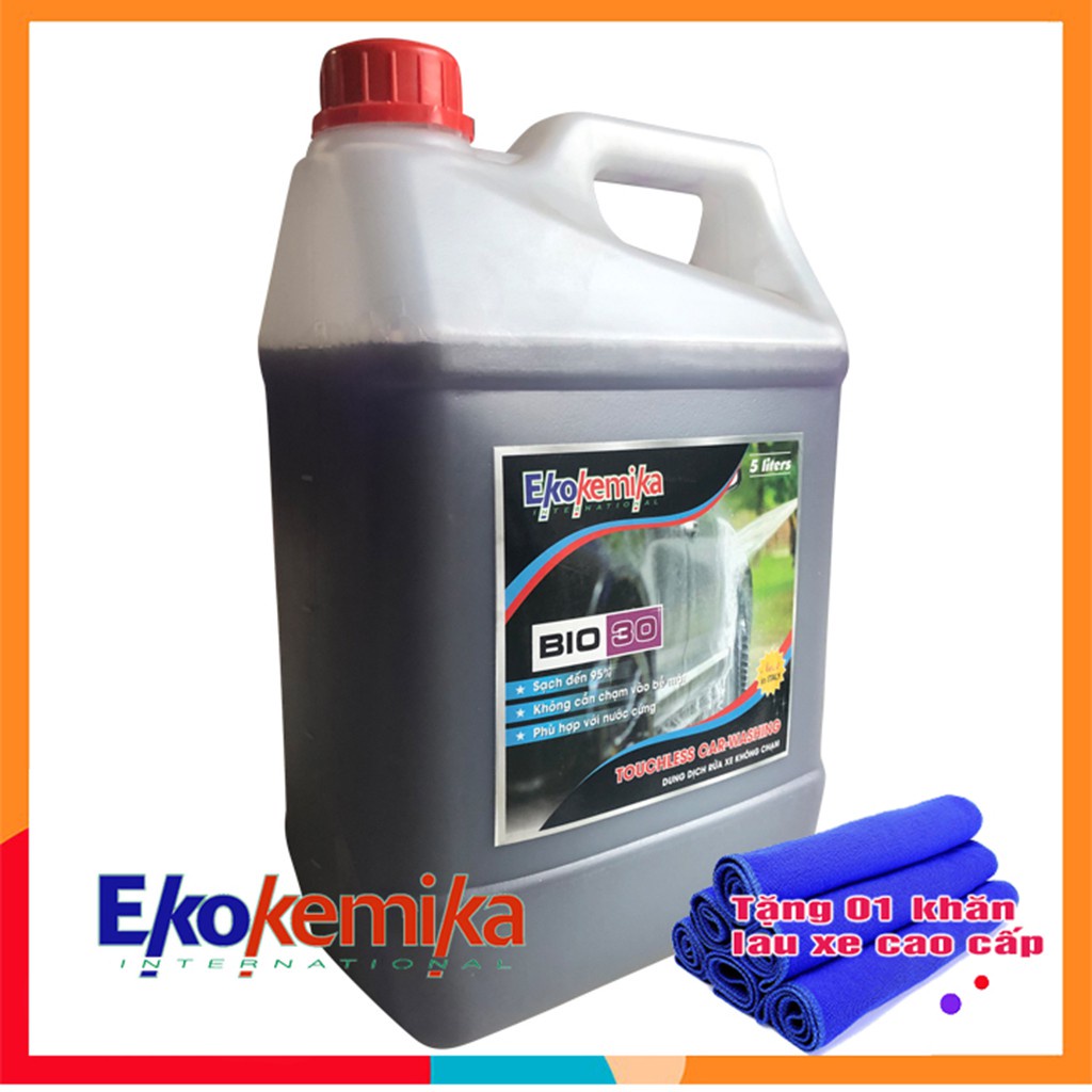 Bigsize  NƯỚC RỬA XE KHÔNG CHẠM BIO 30-5L