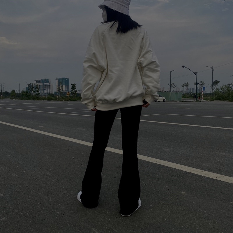 Áo Sweater Un Quatre Màu Trắng Kem