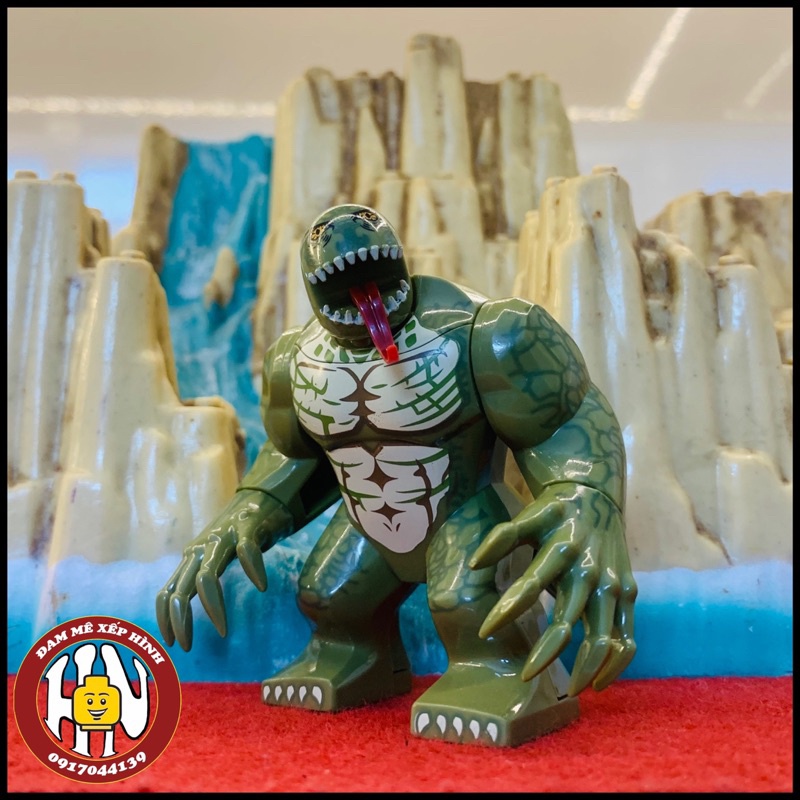 Đồ Chơi Xếp Hình - Lắp Ráp Marvel - Lizard - Tiến Sĩ Thằn Lằn - XH1828 - Ảnh Shop !