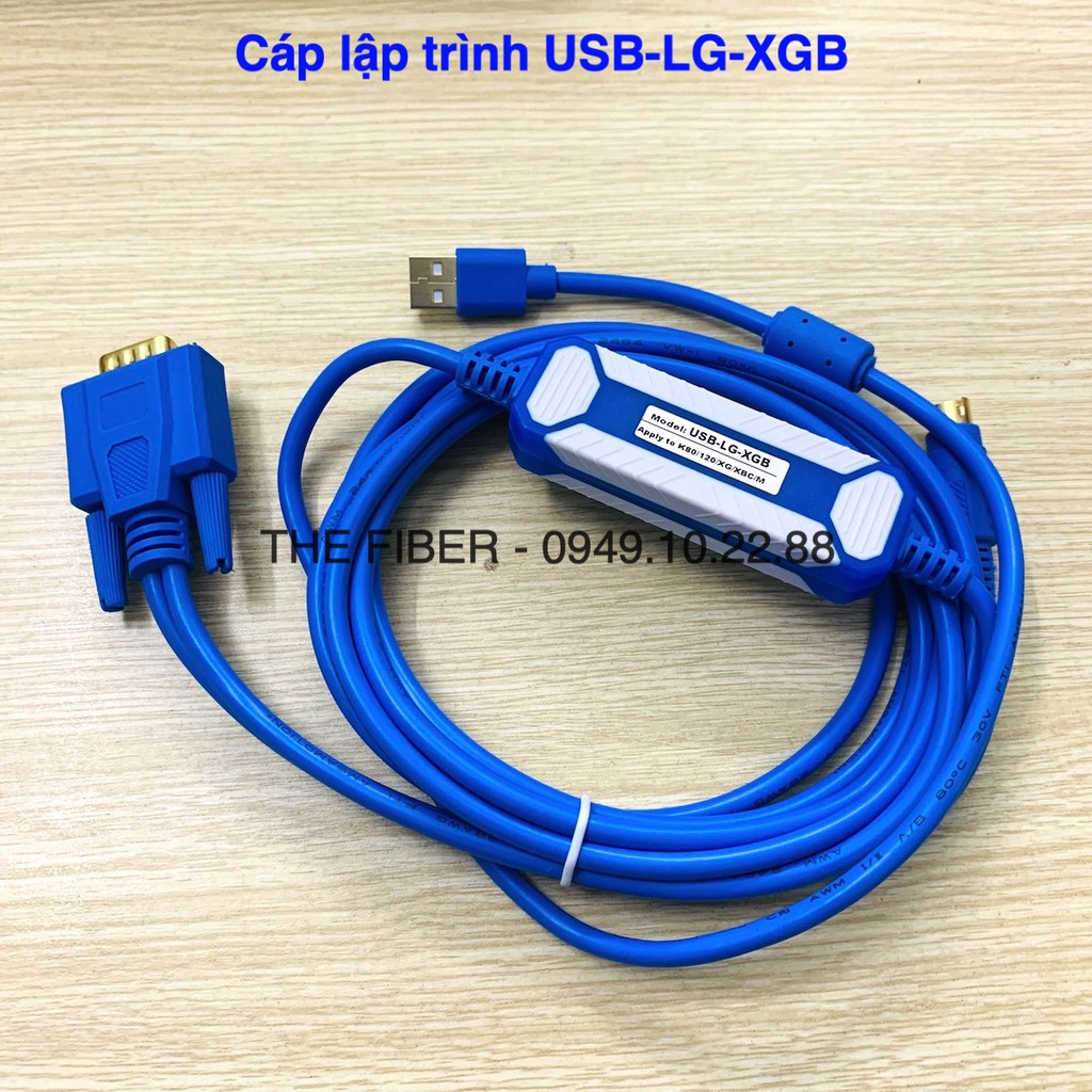 Cáp lập trình PLC LS LG USB-LG-XGB cho PLC LG LS K7M  K120S XBM  XGB  XBC và màn hình cảm ứng dòng PMU XP | BigBuy360 - bigbuy360.vn