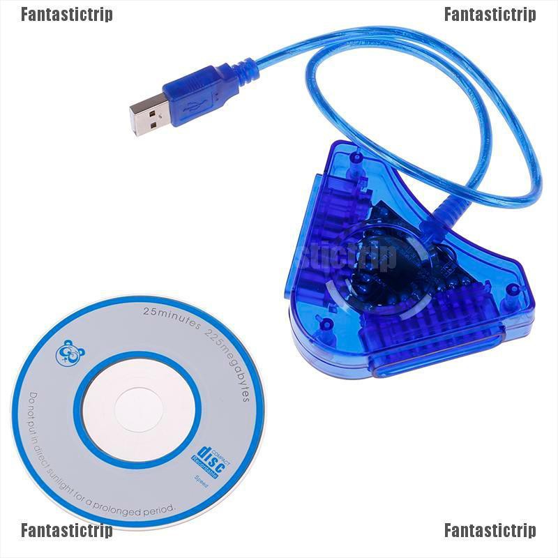 Fantastictrip Interface adapter cable adapter converter for PS1 PS2 PSX to PC USB controller