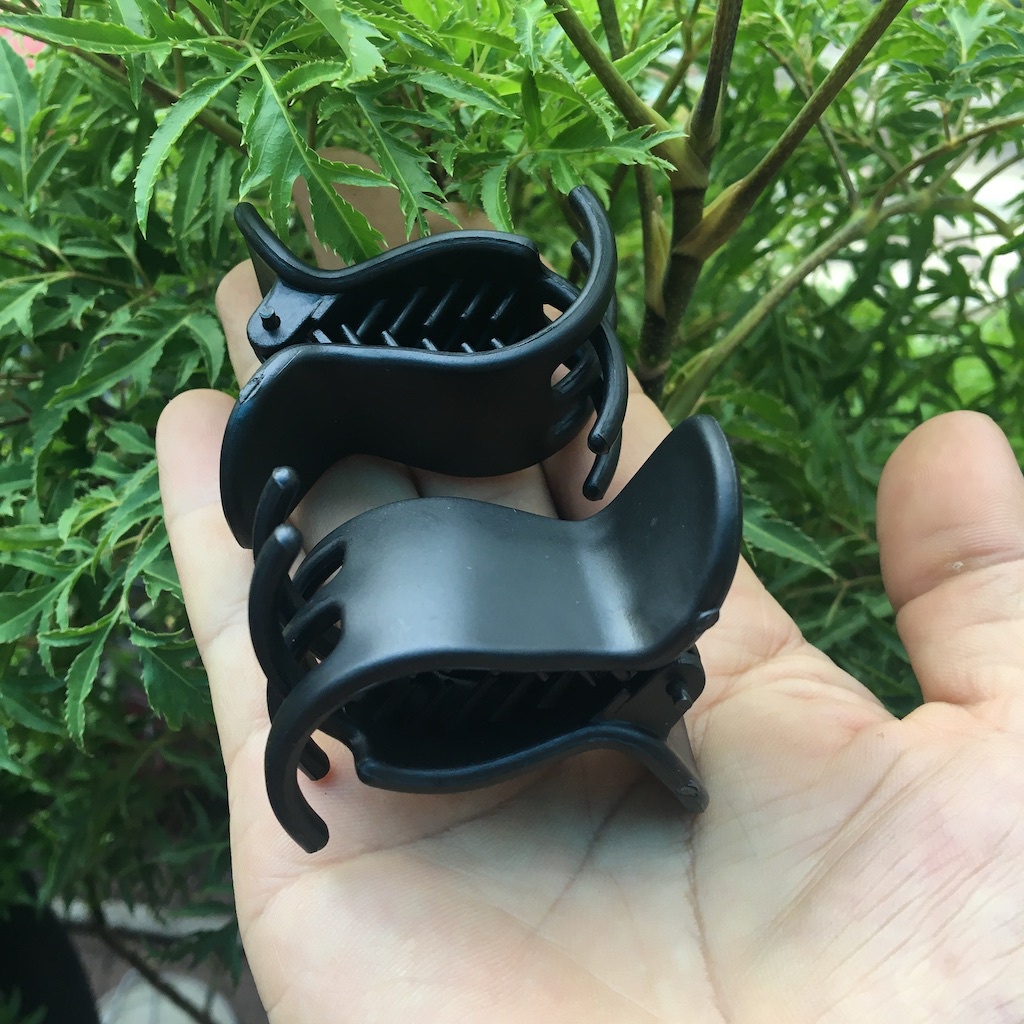 Kẹp 3 5 răng tròn bầu đen nhám