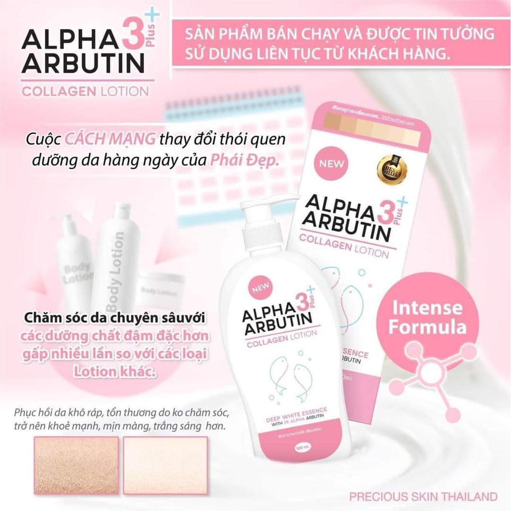 SỮA DƯỠNG TRẮNG ALPHA ARBUTIN COLLAGEN LOTION