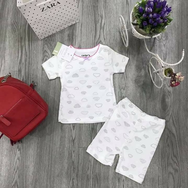 Đồ bộ Carter Bozip  bé gái size 2