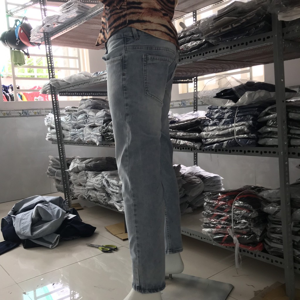 quần jean nam cao cấp đẹp bạc xước đùi 2019 phong cách thời trang MINH ANH SHOP
