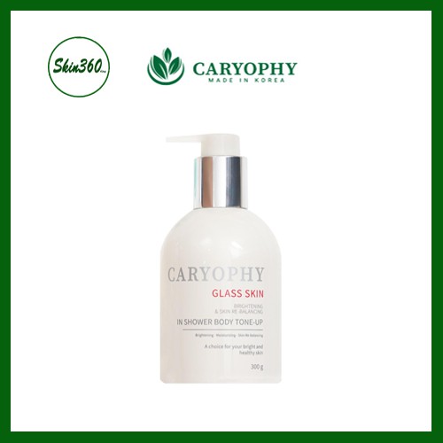 Kem dưỡng trắng da Caryophy ❤️freeship❤️3 in 1 Glass skin in Shower Body Tone up Caryophy Làm Mờ Thâm Sạm | BigBuy360 - bigbuy360.vn