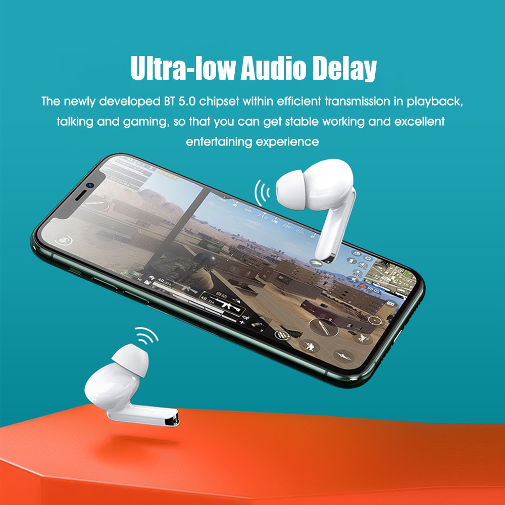 Tai nghe nhét tai không dây bluetooth Lenovo Xt90 Tws chống nước Ipx5 tích hợp micro cho Android IOS