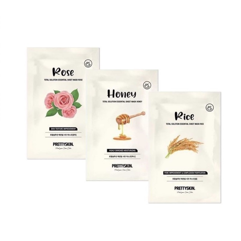 Mặt Nạ Giấy Dưỡng Da Hàn Quốc Pretty Skin 23ml Đủ Vị
