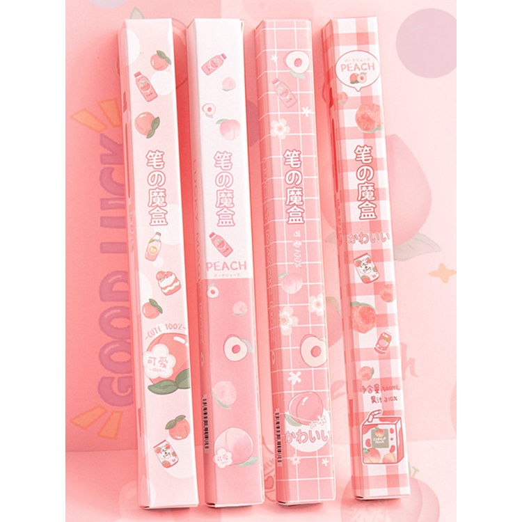 Set 4 Bút Mực Nước Ngòi 0.5 Họa Tiết Hoạt Hình Dễ Thương