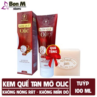 Kem Tan Mỡ Olic ⚡FREESHIP⚡ Kem Quế Olic Giảm Mỡ Bụng Siêu Tốc, Không Cần Tập Luyện
