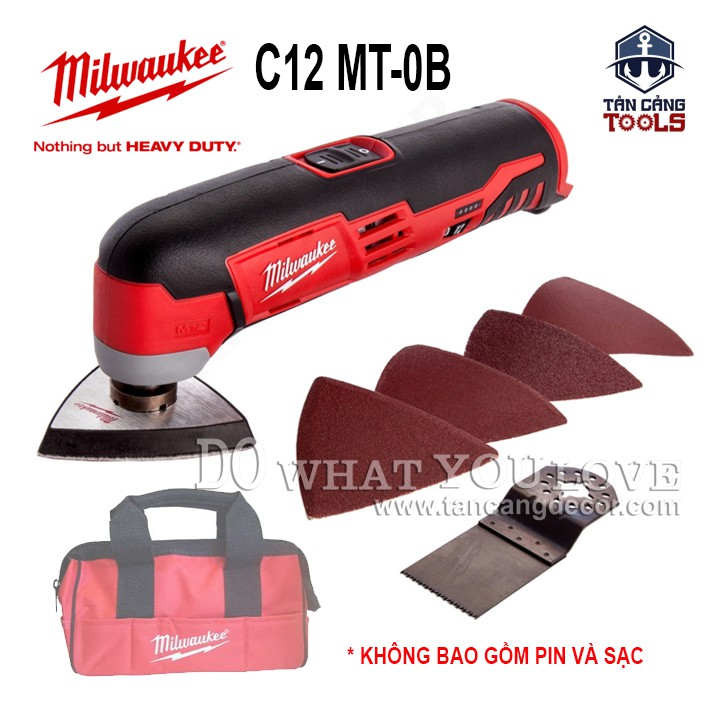 Máy Cắt Rung Đa Năng Dùng Pin Milwaukee C12MT-0B ( Thân Máy )