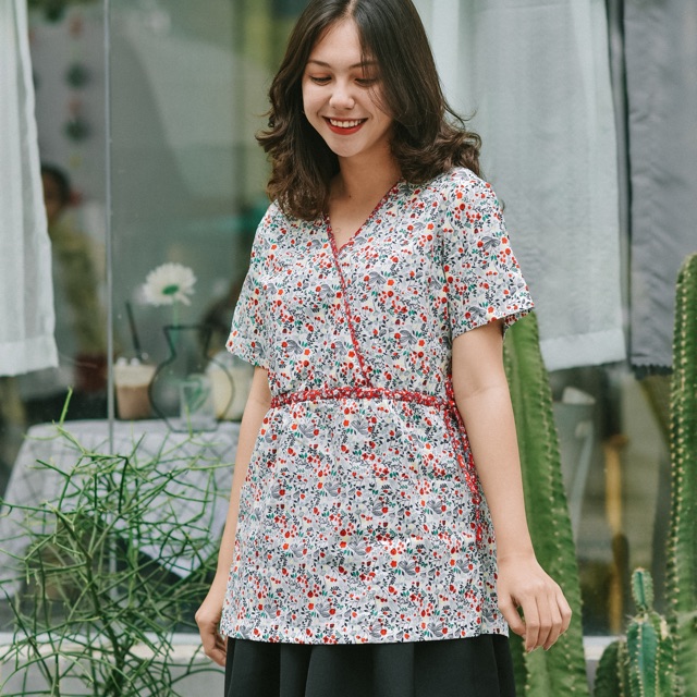 Áo Kimono rút dây