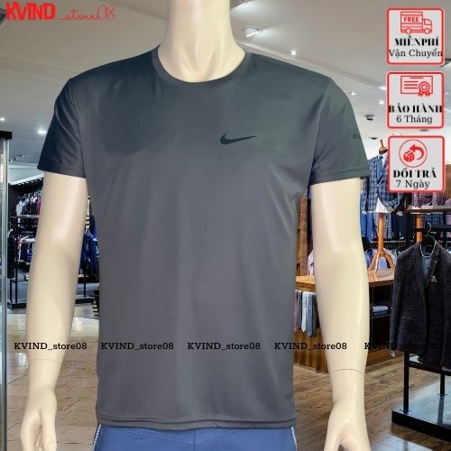 Áo thun lạnh nam thể thao cổ tròn cộc tay co giãn thông hơi thoáng mát - KVIND_Store08