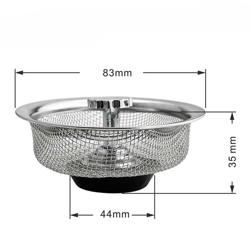 Lưới Lọc Bằng Thép Không Gỉ Chống Tắc Nghẽn Cho Bồn Rửa Nhà Bếp / Phòng Tắm