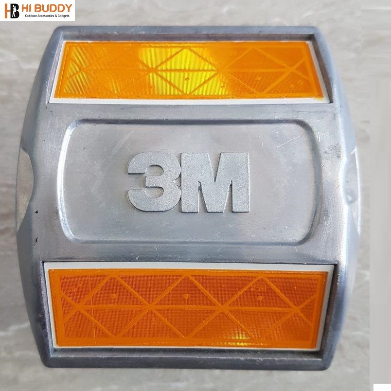 Đinh phản quang nhôm 3M Raised Pavement Marker dòng 290 Loại 2 mặt dùng làn giữa của đường 2 chiều Aluminium Stud