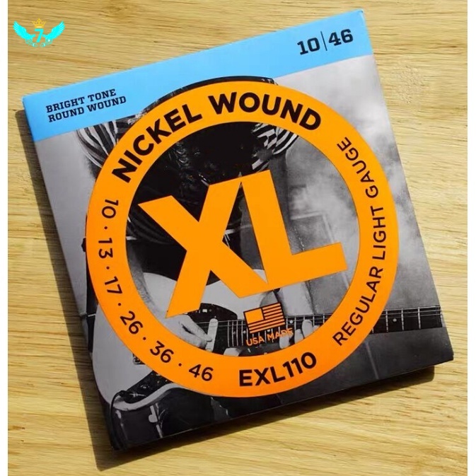 Dây đàn Guitar Exl110 DAddario Nhạc điện thời trang YUE mát mẻ