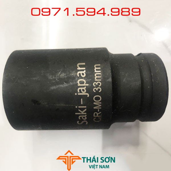 Đầu típ khẩu 1" 8cm mở kích thước từ 32mm đến 41mm. Đầu khẩu lục giác 1inch, hàng chất lượng cao, thép siêu bền