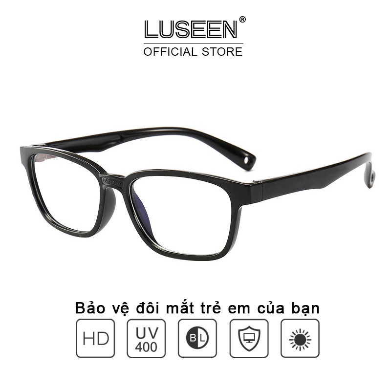 Mắt kính LUSEEN chống bức xạ ánh sáng xanh kèm hộp đựng bảo vệ cho trẻ em AG3201
