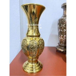 Lọ hoa bát tiên bằng đồng
