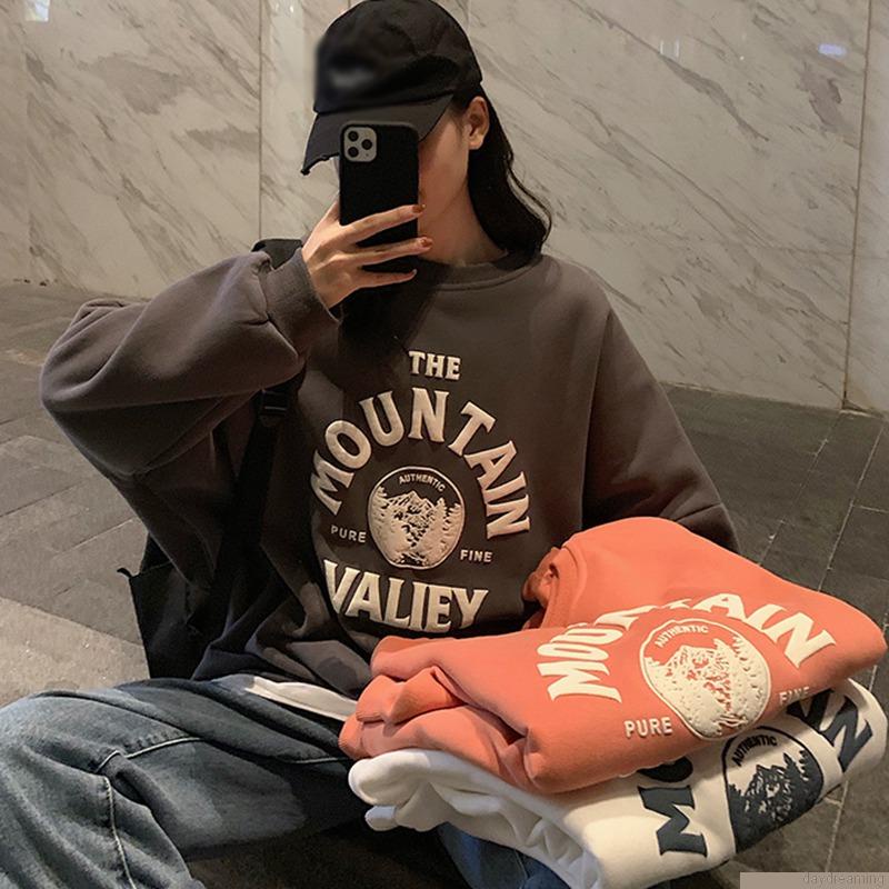 Áo hoodies nữ in chữ thời trang trẻ trung