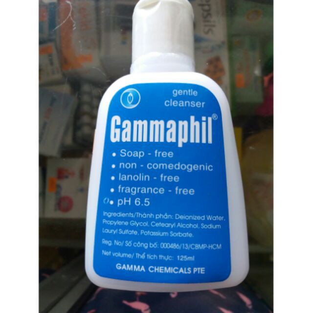 Sữa Rửa Mặt Gammaphil - Giúp loại bỏ chất nhờn, tẩy sạch bụi bẩn, dịu da, giữ ẩm, ngừa mụn