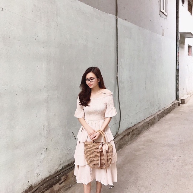 VÁY TRỄ VAI TẦNG MS13717 | BigBuy360 - bigbuy360.vn