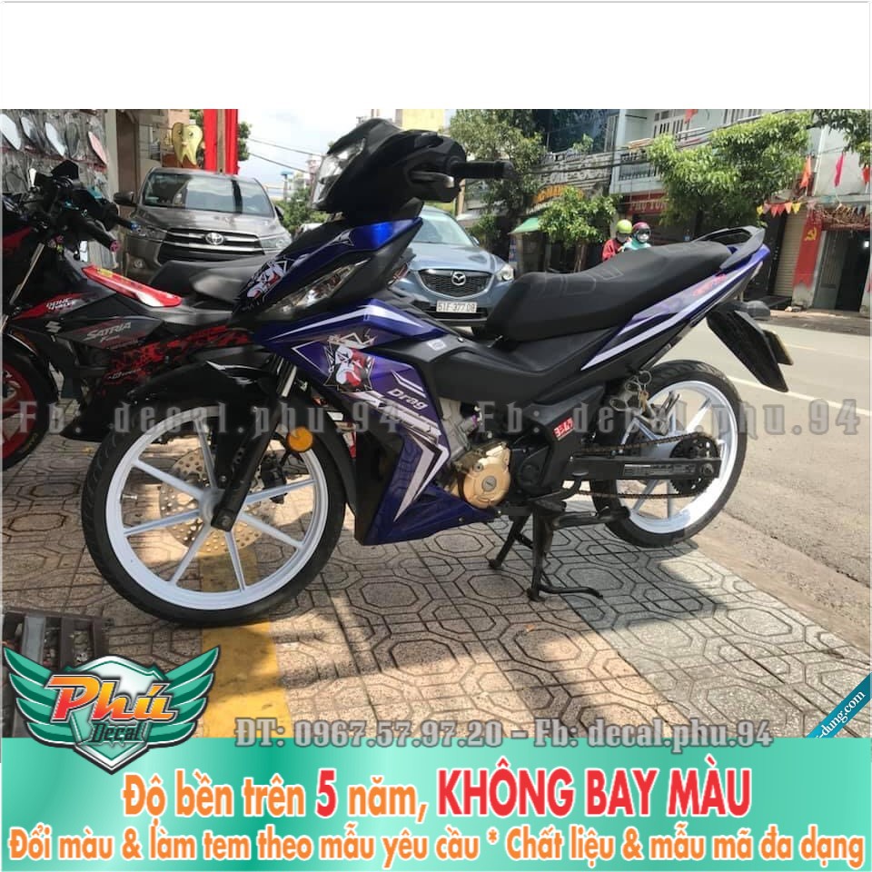 Tem rời Winner V1 King Drang xanh trắng (X) -1