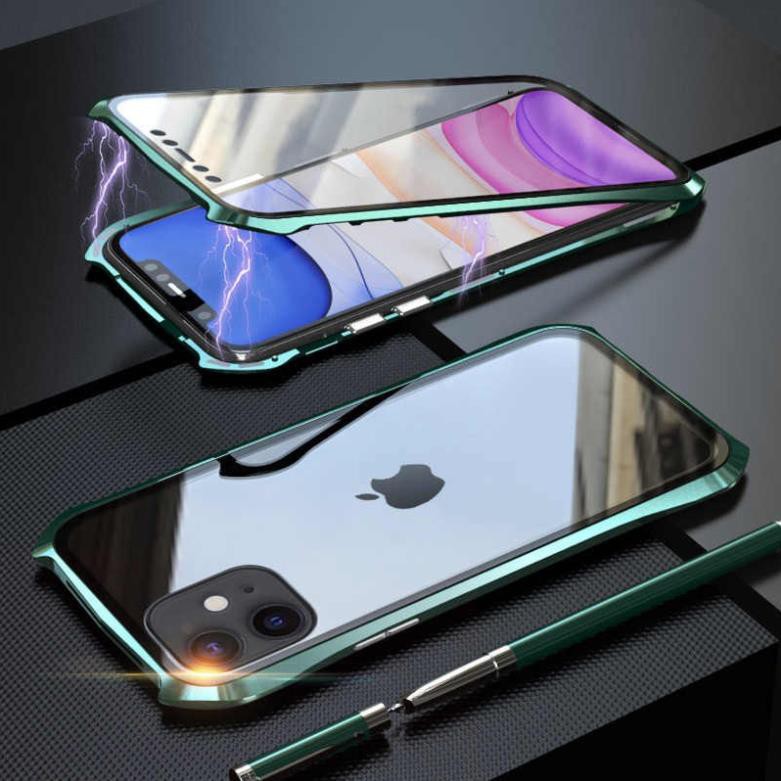 ỐP HÍT NAM CHÂM CƯỜNG LỰC 2 MẶT IPHONE 7G,8G,7P,8P,X,XS,XS MAX,XR,IPHONE 11,11 PRO,11 PRO MAX.
