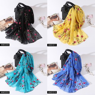 KH012 Khăn voan thêu 3D Spring cao cấp