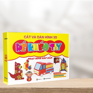 Cắt Và Dán Hình 3D - Bé Khéo Tay - Hoạt Hình Hấp Dẫn