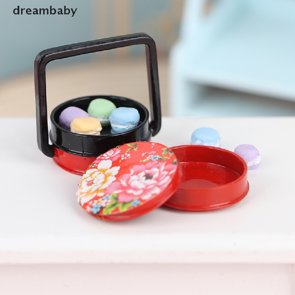 Giỏ Đựng Thức Ăn Mini Bằng Hợp Kim Tỉ Lệ 1: 12 Dùng Trang Trí Nhà Búp Bê