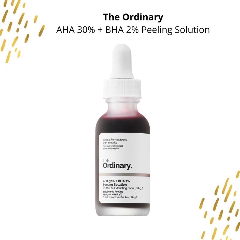 [Chuẩn Auth-có bill] Tẩy Da Chết The Ordinary AHA 30% + BHA 2% Peeling Solution