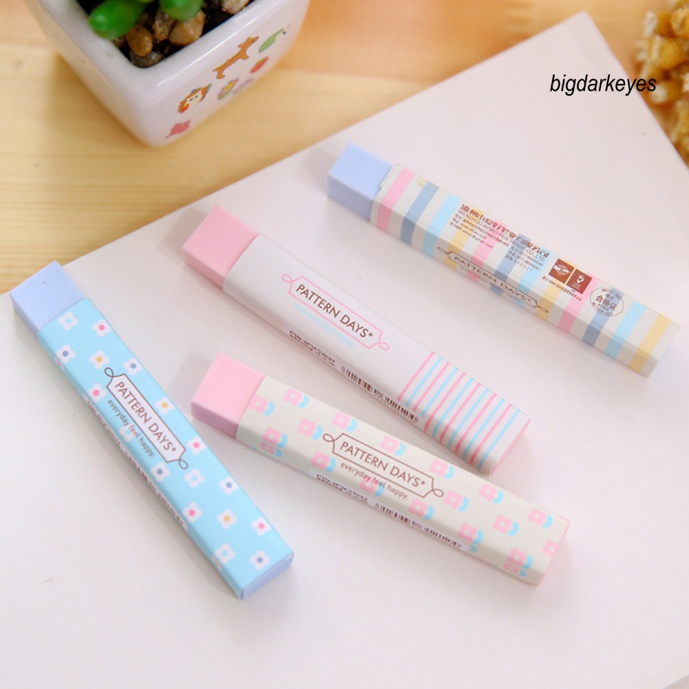 Gôm Tẩy Họa Tiết Hoạt Hình Màu Sắc Ngọt Ngào Tiện Dụng Cho Học Sinh