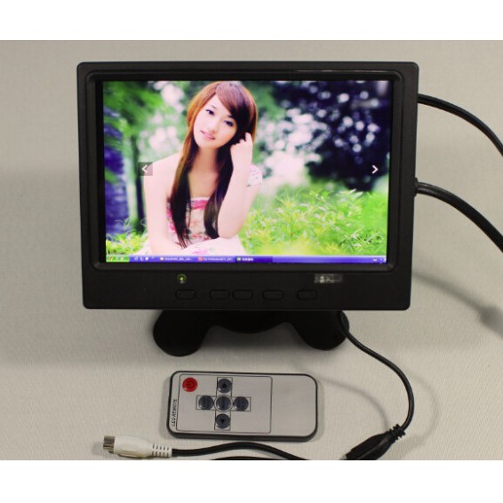 Màn hình HD TFT 7 inch HDMI dành cho camera quan sát, xe hơi, karaoke, test nhanh DVD, đầu đĩa