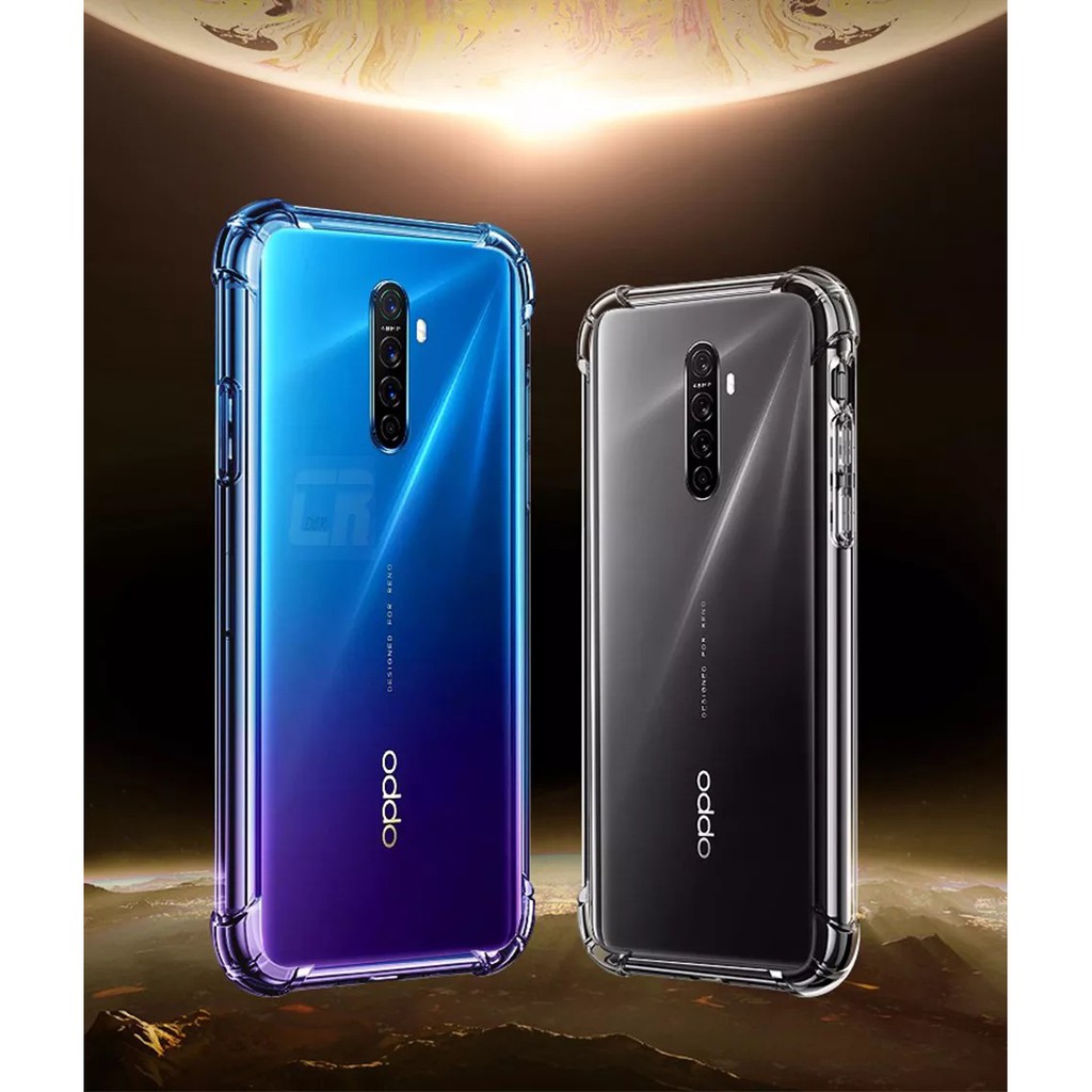 Ốp lưng Oppo Reno 2 dẻo trong suốt lồi 4 góc cao cấp chống sốc lâu ố vàng