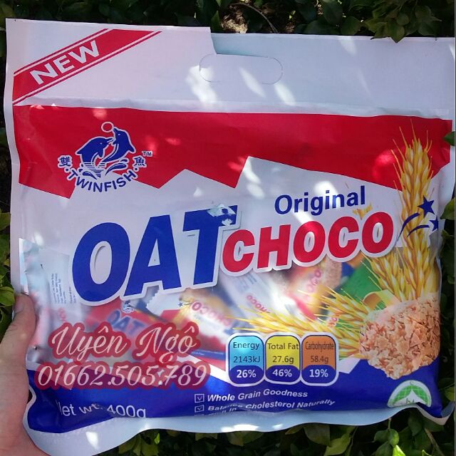 Bánh yến mạch Oat Choco Original