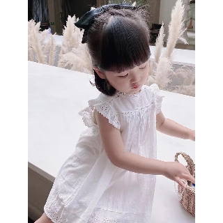 Váy thô trắng cho bé yêu