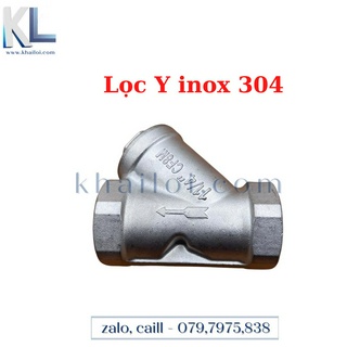 Y lọc inox 304 - lọc y ren 21mm 27mm 34mm 42mm 49mm 60mm 76mm 90mm