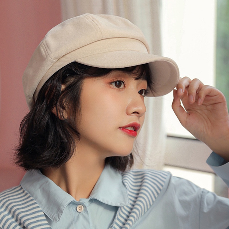 XIXI Mũ nồi màu trơn phong cách Nhật Bản cho nam