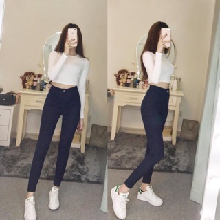Quần jean nữ lưng cao