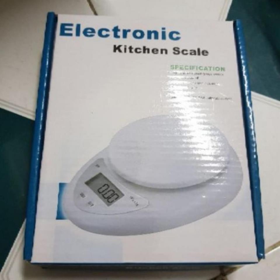 (hàng hót)Cân Tiểu Ly 5 Kg Electronic Kitchen Scale – cân thực phẩm gia vị nhà bếp tiện dụng