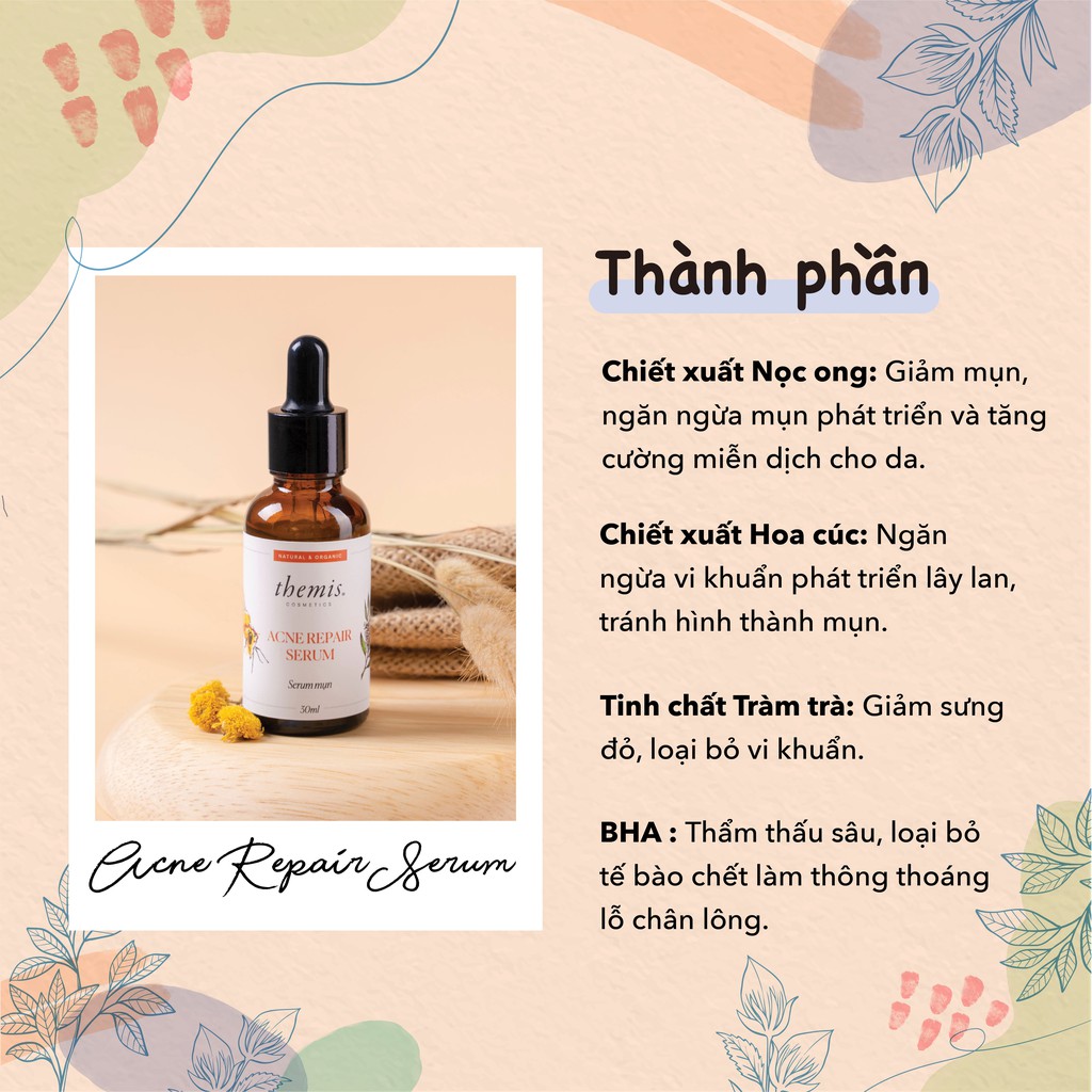 Tinh chất ngăn ngừa mụn và mờ thâm Themis Acne Repair Serum 30ml | BigBuy360 - bigbuy360.vn