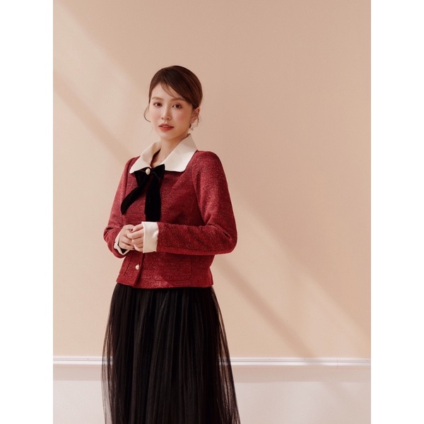 Áo khoac dạ tweed Carol Coat by Joie des Roses | BigBuy360 - bigbuy360.vn